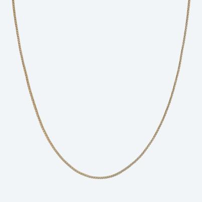 Fuchsschwanzkette 925 Sterling Silber vergoldet