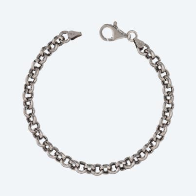 Erbsarmband 925 Sterling Silber rhodiniert