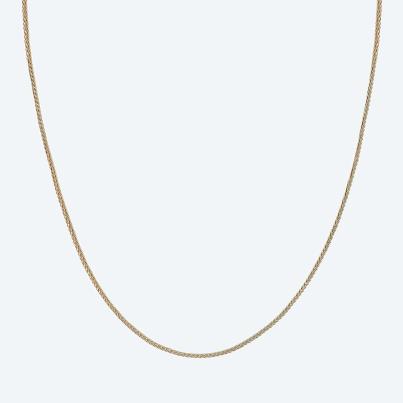 Fuchsschwanzkette 925 Sterling Silber vergoldet