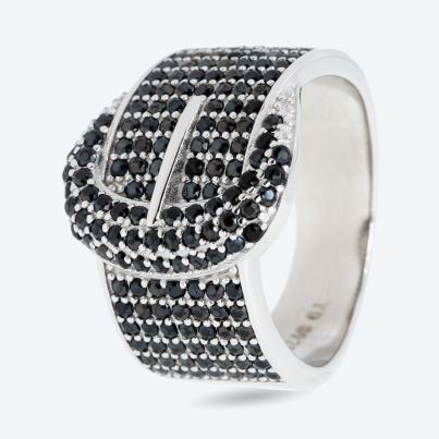 Ring 925 rhodiniert Spinell