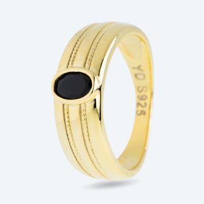 Ring 925 vergoldet Spinell
