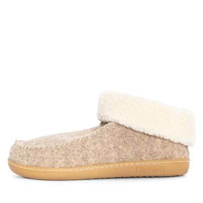Dr. Feet Damenhausschuhe beige
