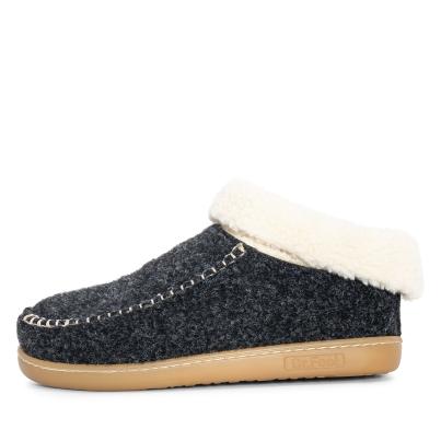 Dr. Feet Damenhausschuhe anthrazit