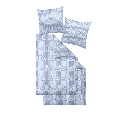 Bugatti Bettwäsche 4tlg. Flanell hellblau