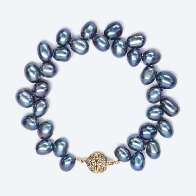 Armband Süßwasserzuchtperlen Magnetverschluß