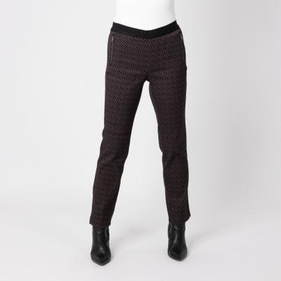 Perfectly JU Hose 'Lucy' Slim braun/schwarz
