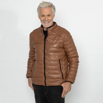 OTTO KERN Herren-Lederjacke 'Oliver' cognac