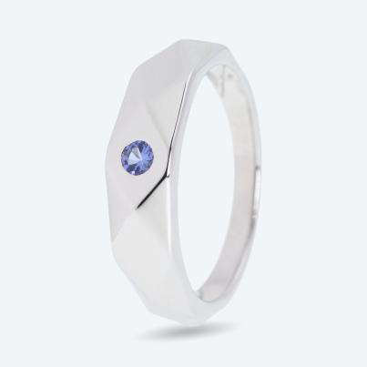 Ring 925 rhodiniert AATansanit