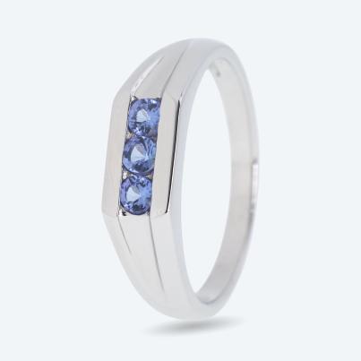 Ring 925 rhodiniert AATansanit