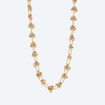 Collier Messing vergoldet Magnetverschluß