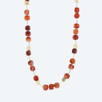 Collier Karneol Magnetverschluß