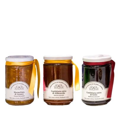 Marmeladen Trio mit Maulbeere, Orange & Aprikose