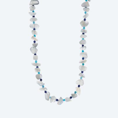 Collier Labradorit, Apatit, Lapislazuli