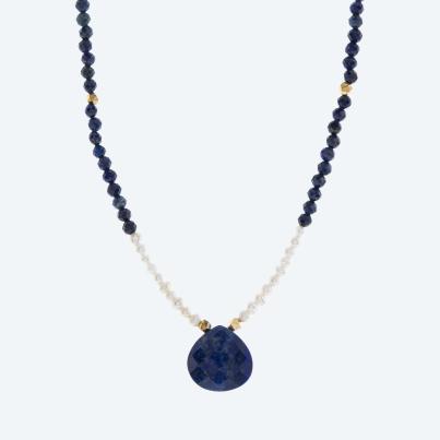 Collier Lapislazuli, SWZPerlen