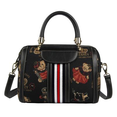 Henney Bear Henkeltasche schwarz/multicolor