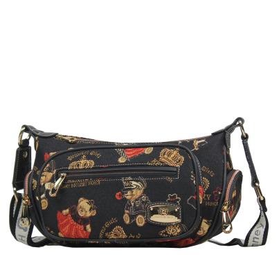 Henney Bear Umhängetasche schwarz/multicolor