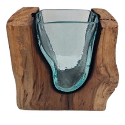 Vase V mini auf Kaffeewurzel