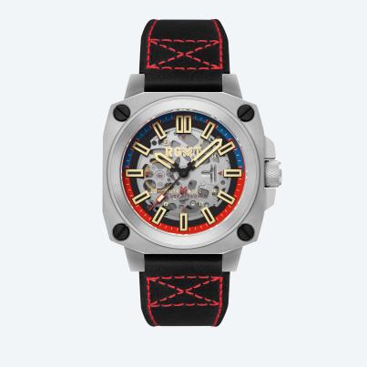 RGMT Automatikuhr "Altimeter" schwarz-rot-blau