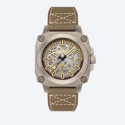 RGMT Automatikuhr "Altimeter" khaki-braun
