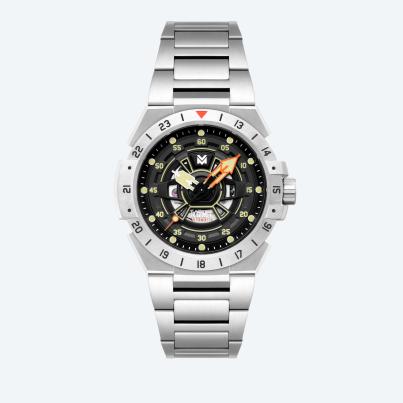 RGMT Herren-Automatikuhr "Himars" schwarz