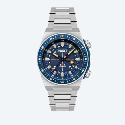 RGMT Herren-Automatikuhr "Marksman", blau