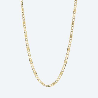 Figarokette 585 Gelbgold