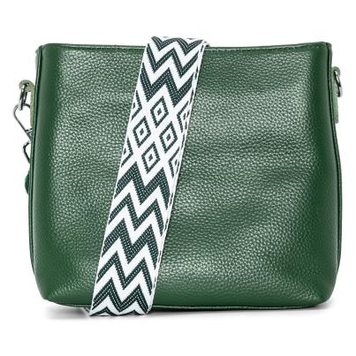 Lederhandtasche grün