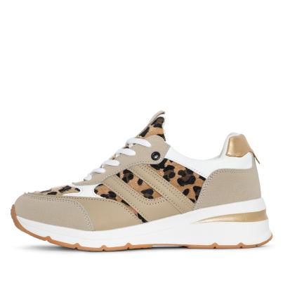 TOPWAY COMFORT Damensneaker beige/leo