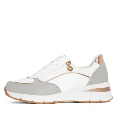 TOPWAY COMFORT Damensneaker grau/weiß