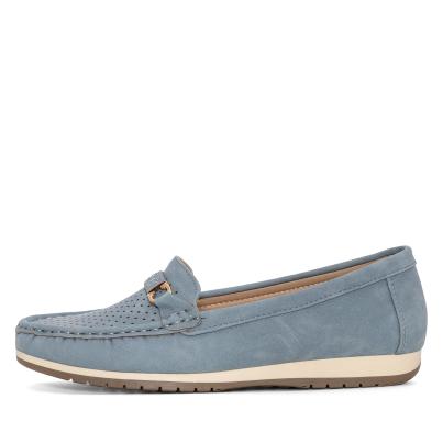 TOPWAY COMFORT Damenslipper blau