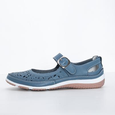 TOPWAY COMFORT Damenslipper blau