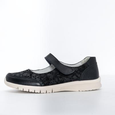 TOPWAY COMFORT Damenslipper schwarz