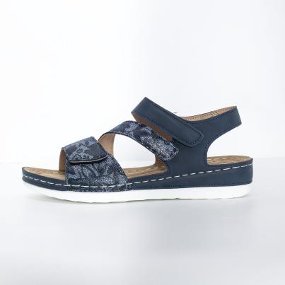 TOPWAY COMFORT Damensandalen blau