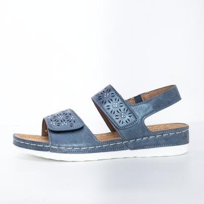 TOPWAY COMFORT Damensandalen blau