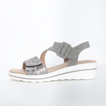 TOPWAY COMFORT Damensandalen grau