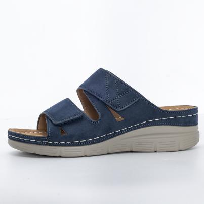 TOPWAY COMFORT Damenpantolette navy