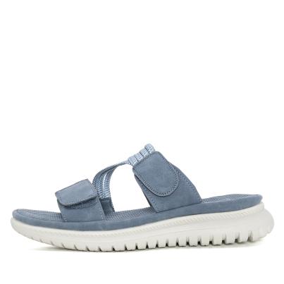 TOPWAY COMFORT Damenpantolette blau