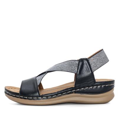 TOPWAY COMFORT Damensandalen schwarz