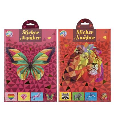 Sticker Painting 2er Set Schmetterling&Löwe