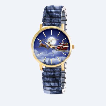 ChocoMoon Damenuhr "Santa's Sleigh" Quarz