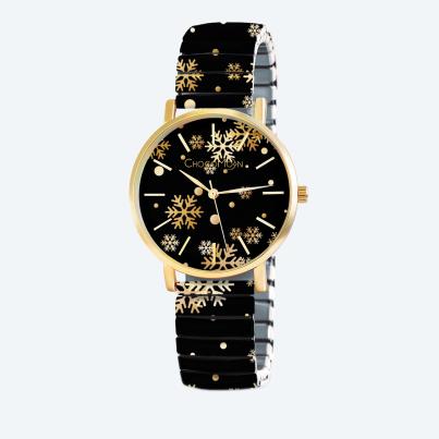 ChocoMoon Damenuhr "Winter Gold" Quarz