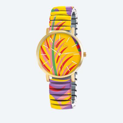 ChocoMoon Damenuhr "Sunny Leaf" Quarz