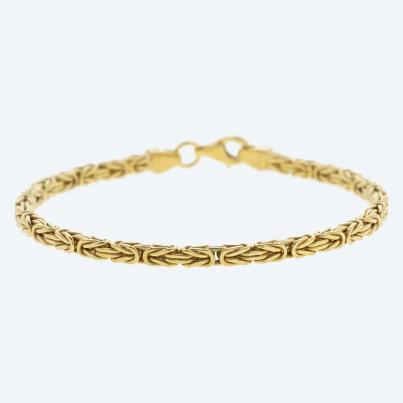 Königsarmband 925 Silber verg. ca. 20 cm