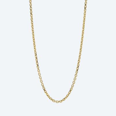 Ankerkette 925 Silber vergoldet ca. 60 cm