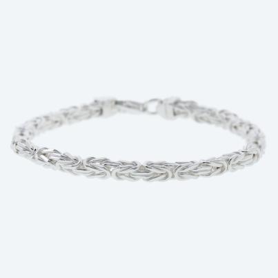 Königsarmband 925 Silber ca. 21 cm