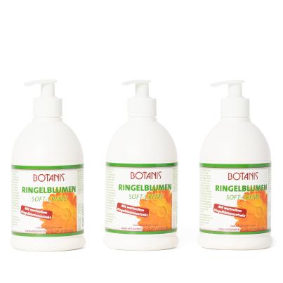 BOTANIS Ringelblumen Soft Creme Pumpe 3x500 ml