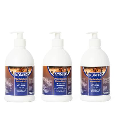 BOTANIS Pferdebalsam Gel Plus Moorextrakt 3x500 ml
