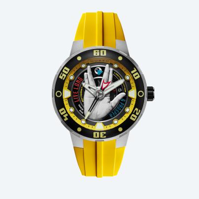 NUBEO Herrenuhr "Mariner Star Trek Automatic" gelb
