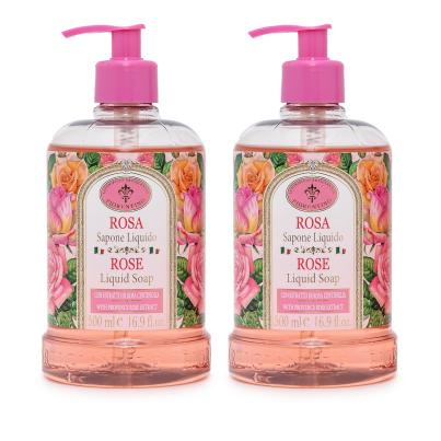 Flüssigseife aus Italien Rose 2x500ml