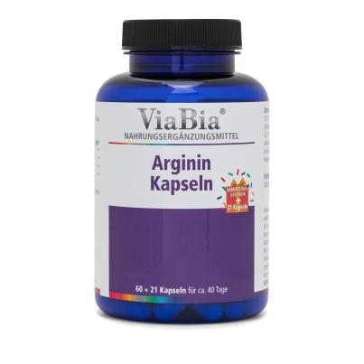 ViaBia Arginin 60+21 Kapseln